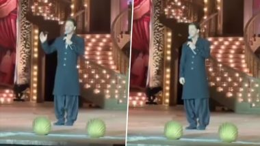 ‘Jai Shri Ram!’ Chants Shah Rukh Khan As He Turns Host at Anant Ambani and Radhika Merchant’s Pre-Wedding Celebrations (Watch Video)